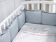 Миниатюра изображения товара Комплект постельный для малышей Perina Toys Sateen Collection / ТСК6-02.2 (6 предметов, аквамарин)