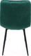 Миниатюра изображения товара Стул AksHome Violin (зеленый велюр/черный)