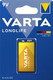 Миниатюра изображения товара Батарейка Varta Longlife 1x9V Крона 6LP3146 / 04122113411