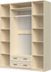 Миниатюра изображения товара Шкаф Bravo Мебель Кантри ШР-4 (слоновая кость)