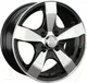 Миниатюра изображения товара Литой диск LS wheels LS 205 17x7" 4x100мм DIA 60.1мм ET 40мм BKF
