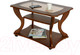 Миниатюра изображения товара Журнальный столик Калифорния мебель Маэстро СЖ-02 (стекло/орех)