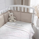 Миниатюра изображения товара Комплект постельный для малышей Perina Toys Sateen Collection / ТСК6-02.4 (6 предметов, песочный)