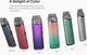 Миниатюра изображения товара Электронный парогенератор VooPoo V.THRU Pro Pod 900mAh (3мл, зеленый/розовый)