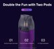 Миниатюра изображения товара Электронный парогенератор VooPoo V.THRU Pro Pod 900mAh (3мл, зеленый/розовый)
