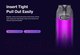 Миниатюра изображения товара Электронный парогенератор VooPoo V.THRU Pro Pod 900mAh (3мл, зеленый/розовый)