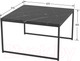 Миниатюра изображения товара Журнальный столик Калифорния мебель Овер (черный мрамор)