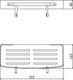 Миниатюра изображения товара Полка для ванной Fashun A7336-7 (с крючками)