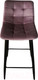 Миниатюра изображения товара Стул барный AksHome Mia (пыльная роза велюр HLR25/черный)