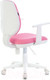 Миниатюра изображения товара Кресло детское Brabix Fancy MG-201W / 532409 (белый/розовый TW-13A)