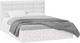 Миниатюра изображения товара Двуспальная кровать ТриЯ Агата тип 1 с ПМ 160x200 (белый)
