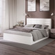 Миниатюра изображения товара Двуспальная кровать ТриЯ Агата тип 1 с ПМ 160x200 (белый)
