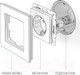 Миниатюра изображения товара Розетка Werkel W1171011 / a050867 (шампань)