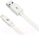Миниатюра изображения товара Кабель Hoco X5 Bamboo AM-8pin Lightning (1м, белый)