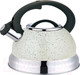 Миниатюра изображения товара Чайник со свистком Катунь КТ-133С (белый мрамор)
