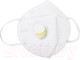 Миниатюра изображения товара Респиратор KN95 FFP-2 с клапаном (белый)