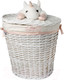 Миниатюра изображения товара Корзина для белья Natural House Единорог 490x360x550 / EW-86 L (белый)