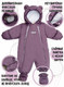 Миниатюра изображения товара Комбинезон-трансформер детский Amarobaby Snowy Travel / AB-OD21-6105-FO-68 (фиолетовый, р. 68)