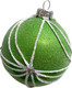 Миниатюра изображения товара Набор шаров новогодних GreenTerra 100мм (4шт, рисунок)