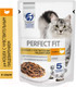 Миниатюра изображения товара Влажный корм для кошек Perfect Fit Для взрослых с чувствительным пищеварением. Индейка в соусе (75г)
