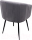 Миниатюра изображения товара Стул AksHome Melon (серый велюр/черный)