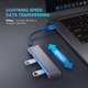 Миниатюра изображения товара USB-хаб Ugreen CM219-70336 (серый)