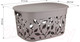 Миниатюра изображения товара Корзина Idea Флора / М2363 (французский серый)