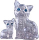 Миниатюра изображения товара 3D-пазл Crystal Puzzle Кошка / 90126 (серебристый)