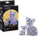 Миниатюра изображения товара 3D-пазл Crystal Puzzle Кошка / 90126 (серебристый)