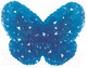 Миниатюра изображения товара Набор для выращивания кристаллов Bumbaram Фигурный кристалл. Бабочка / A126 (синий)