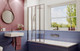 Миниатюра изображения товара Стеклянная шторка для ванны Ambassador Bath Screens 90x140 / 16041110L