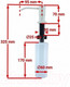 Миниатюра изображения товара Дозатор встраиваемый в мойку Wisent W405-24