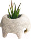 Миниатюра изображения товара Кашпо Нашы майстры Слон / 1070-1 (мраморный)