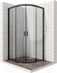 Миниатюра изображения товара Душевой уголок Ambassador Queen Black 90x90x200 / 11011201