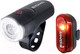 Миниатюра изображения товара Фонарь для велосипеда Sigma Sigma Aura 30 & Curve / 15970 (черный/красный)