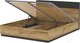 Миниатюра изображения товара Двуспальная кровать Интерлиния Loft LT-К160 160x200 (дуб золотой/антрацит)
