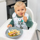 Миниатюра изображения товара Тарелка для кормления BabyOno 1062/03 с присоской (серый)