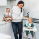 Миниатюра изображения товара Тарелка для кормления BabyOno 1062/03 с присоской (серый)