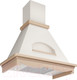 Миниатюра изображения товара Вытяжка купольная Elikor Бельведер 90П-650-П3Д (бежевый/дуб неокрашенный)