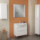 Миниатюра изображения товара Тумба под умывальник Dreja Laguna Plus 105 / 99.0108 (белый глянец)