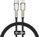 Миниатюра изображения товара Кабель Baseus Lightning - USB Type-C / CATLJK-A01 (1м, черный)