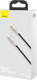 Миниатюра изображения товара Кабель Baseus Lightning - USB Type-C / CATLJK-A01 (1м, черный)