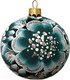 Миниатюра изображения товара Шар новогодний Декарт Цветной узор 8Ш0030 (8см, бирюзовый)