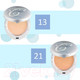 Миниатюра изображения товара Пудра компактная Enough Collagen Whitening Moisture Two Way Cake тон 21 (2x13г)