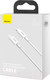 Миниатюра изображения товара Кабель Baseus Superior Type-C To Lightning / CATLYS-02 (0.25м, белый)