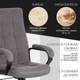 Миниатюра изображения товара Кресло офисное Tetchair Trendy флок/ткань (серый)