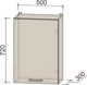 Миниатюра изображения товара Шкаф навесной для кухни Интерлиния Компо ВШС50-720-1дв (вудлайн кремовый)