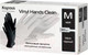 Миниатюра изображения товара Перчатки одноразовые Kapous Professional Vinyl Hands Clean (M, 100шт, черный)