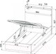 Миниатюра изображения товара Односпальная кровать Интерлиния Loft LT-К90 90x200 (дуб золотой/антрацит)