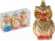 Миниатюра изображения товара Набор елочных игрушек Волшебная страна Совы / 007473 (3шт)